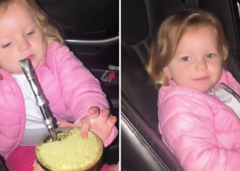Patricinha não: menina de 2 anos fica 'muito braba' com rótulo e defende tradição com chimarrão; VÍDEO